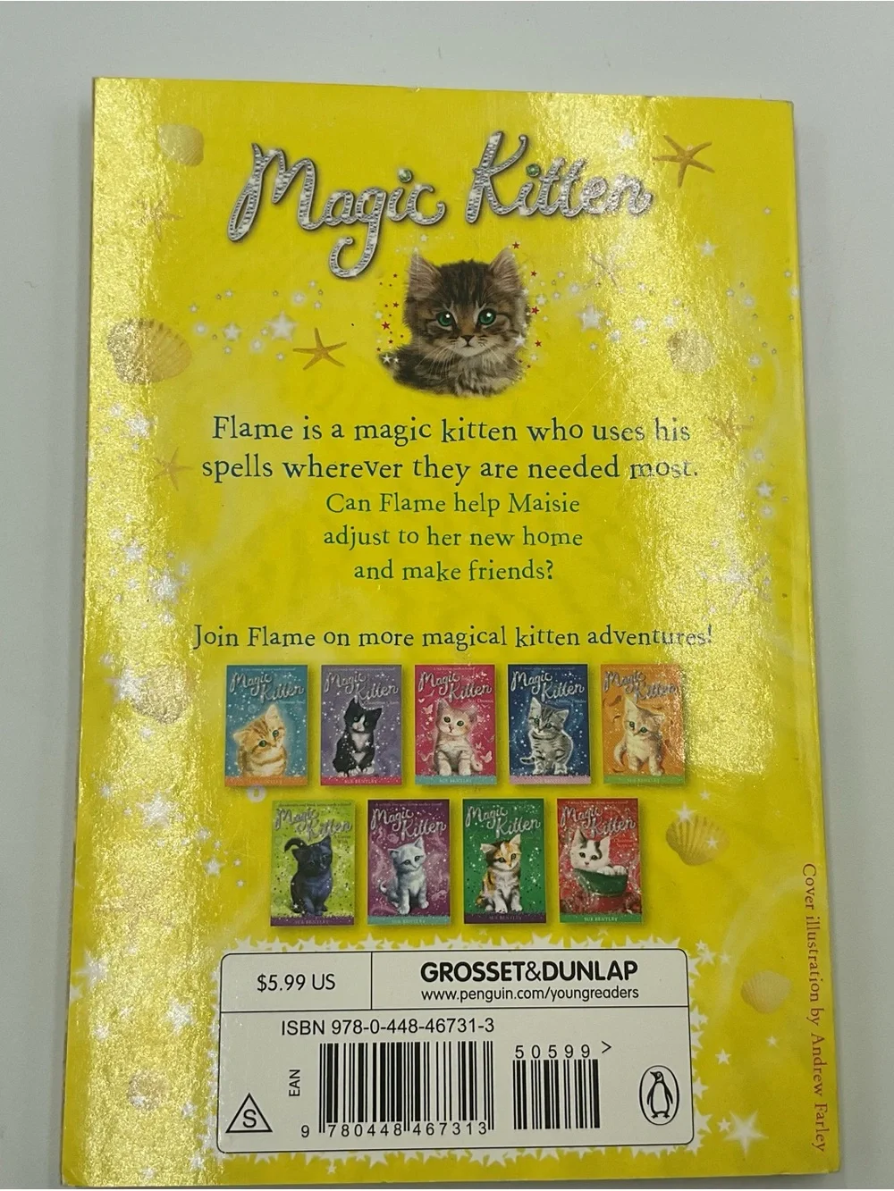 Kids Book Lot x4 Magical Animal Adoption Magic Kitten Humphrey Upside Down Cat